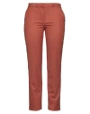 Twinset Woman Pants Tan Size 12 Polyester, Wool, Elastane In Brown
