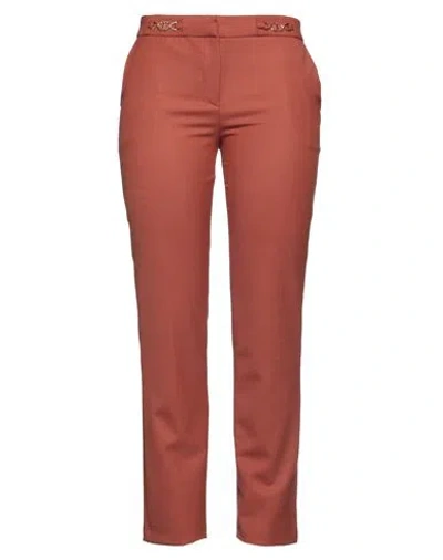 Twinset Woman Pants Tan Size 12 Polyester, Wool, Elastane In Brown
