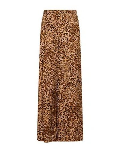 Twinset Woman Pants Tan Size 8 Viscose In Brown