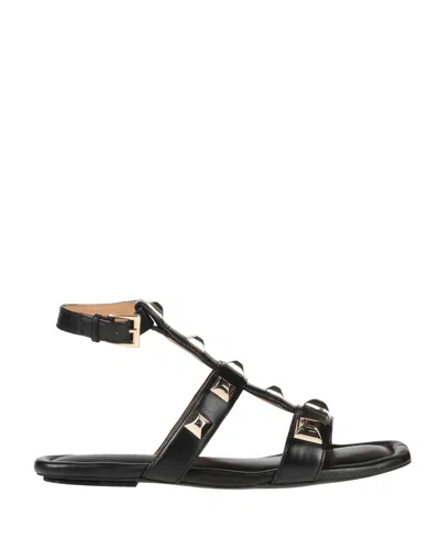 Twinset Sandals In Black