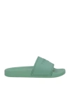 Twinset Woman Sandals Sage Green Size 8 Pvc - Polyvinyl Chloride In Sage Green