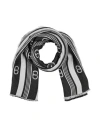 Twinset Woman Scarf Black Size - Acrylic, Viscose, Polyester In Black