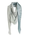 Twinset Woman Scarf Light Blue Size - Modal, Polyester, Viscose In Blue