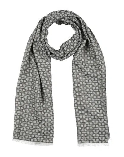 Twinset Woman Scarf Light Grey Size - Viscose, Modal, Polyamide, Metallic Polyester In Multi