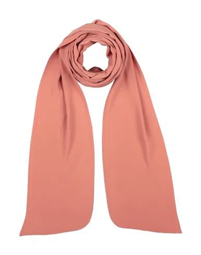 Twinset Woman Scarf Antique Rose Size - Acetate, Silk In Pink