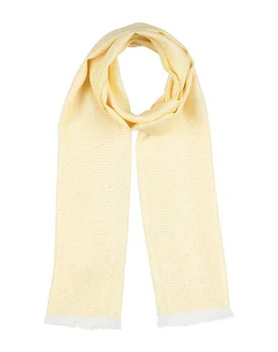 Twinset Woman Scarf Pastel Yellow Size - Viscose, Modal, Polyester