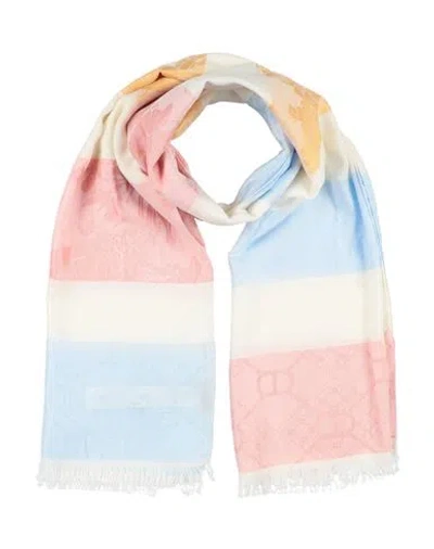 Twinset Woman Scarf Pink Size - Polyester, Viscose In Multi