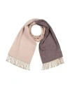 Twinset Woman Scarf Plum Size - Cotton, Acrylic In Brown