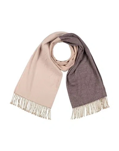 Twinset Woman Scarf Plum Size - Cotton, Acrylic In Brown