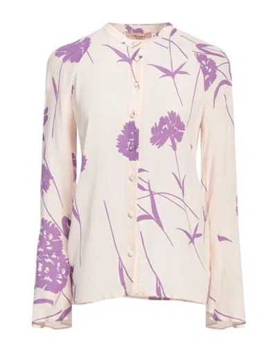 Twinset Woman Shirt Blush Size 10 Viscose In Pink