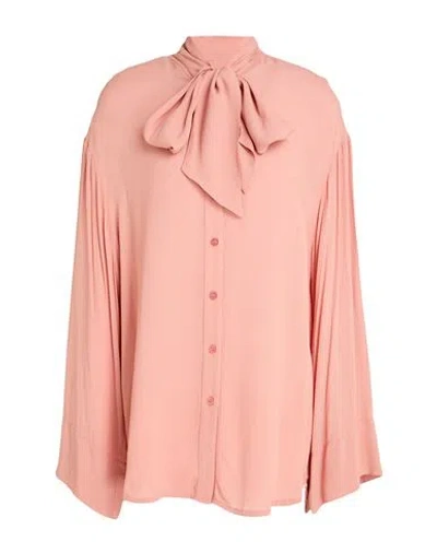 Twinset Woman Shirt Salmon Pink Size 8 Viscose