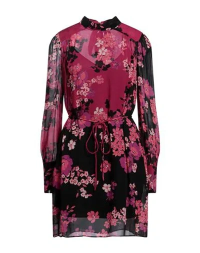 Twinset Woman Short Dress Magenta Size 8 Viscose
