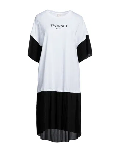 Twinset Short Dresses In White