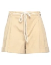 Twinset Short  Woman Color Beige In Beige