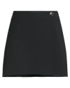 Twinset Woman Shorts & Bermuda Shorts Black Size 10 Polyester, Wool, Viscose, Elastane