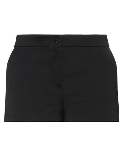 Twinset Woman Shorts & Bermuda Shorts Black Size 14 Polyester, Wool