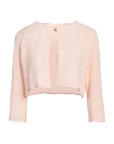 Twinset Woman Shrug Blush Size 4 Viscose In Pink