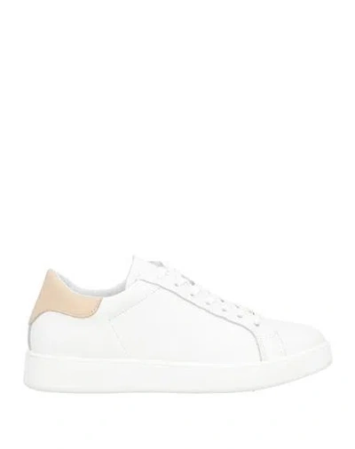 Twinset Woman Sneakers White Size 7 Calfskin