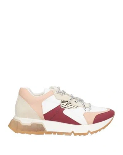 Twinset Woman Sneakers White Size 7 Leather