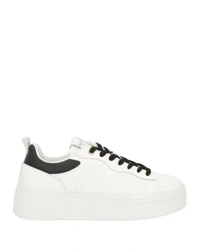 Twinset Woman Sneakers White Size 7 Leather