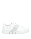 Twinset Woman Sneakers White Size 7 Leather In White