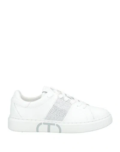 Twinset Woman Sneakers White Size 7 Leather