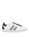 Twinset Woman Sneakers White Size 8 Polyester, Cow Leather In White