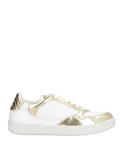 Twinset Woman Sneakers White Size 8 Polyurethane