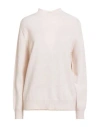 Twinset Woman Sweater Beige Size S Wool, Cashmere, Metallic Polyester In Neutral