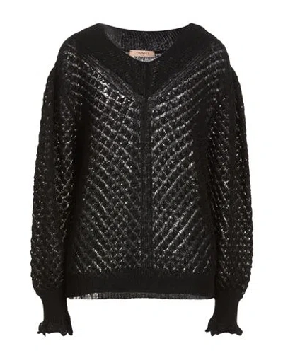 Twinset Woman Sweater Black Size L Polyamide, Mohair Wool, Wool