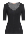 Twinset Woman Sweater Black Size L Viscose, Polyamide
