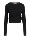 Twinset Woman Sweater Black Size L Viscose, Polyamide In Black