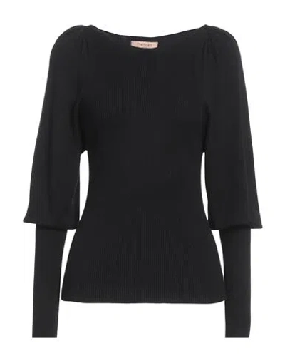 Twinset Woman Sweater Black Size L Viscose, Polyester