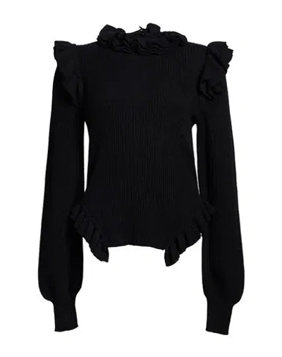 Twinset Woman Sweater Black Size L Wool, Polyamide, Viscose, Polyester, Cashmere