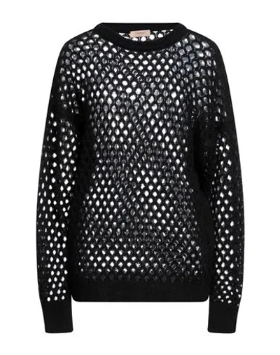 Twinset Woman Sweater Black Size M Polyamide, Mohair Wool, Wool