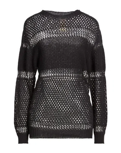 Twinset Woman Sweater Black Size S Cotton