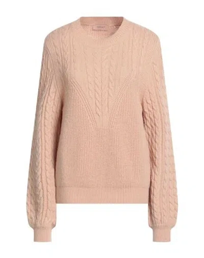 Twinset Woman Sweater Blush Size L Acrylic, Wool, Alpaca Wool, Polyester In Pink