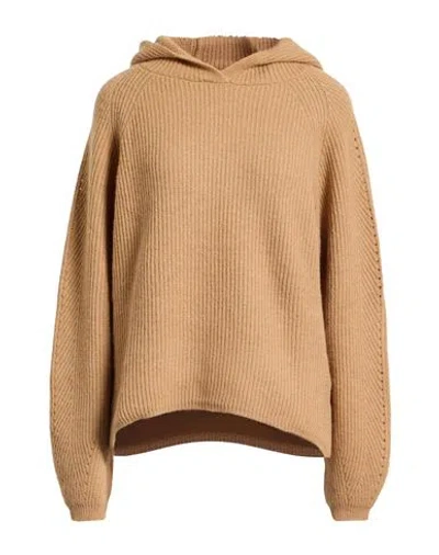 TWINSET TWINSET WOMAN SWEATER CAMEL SIZE XS ACRYLIC, WOOL, ALPACA WOOL, POLYESTER