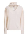 Twinset Woman Sweater Cream Size L Wool, Cashmere, Polyester In Neutral