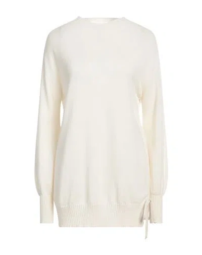 Twinset Woman Sweater Ivory Size L Cashmere