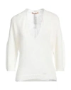 Twinset Woman Sweater Ivory Size M Polyamide, Mohair Wool, Wool In White