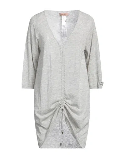 Twinset Woman Sweater Light Grey Size Xs Polyamide, Alpaca Wool, Wool