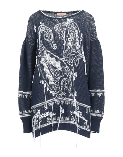 Twinset Sweaters In Blue