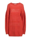 Twinset Woman Sweater Orange Size Xs Acrylic, Wool, Alpaca Wool, Polyester In Orange