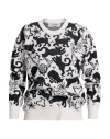 Twinset Woman Sweater White Size L Polyamide, Wool, Viscose, Polyester, Cashmere In Multi