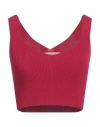 Twinset Woman Top Garnet Size Xs Viscose, Polyester In Red