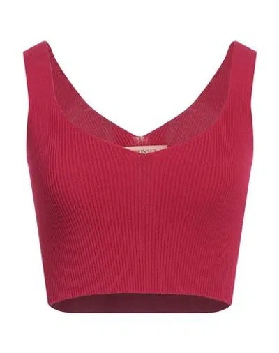 Twinset Woman Top Garnet Size Xs Viscose, Polyester In Red