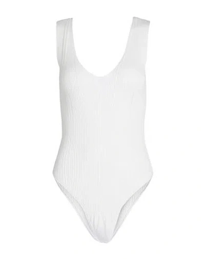 Twinset Woman Top Ivory Size M Viscose, Polyester In White