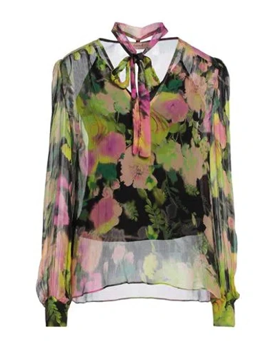 Twinset Woman Blouse Acid Green Size 14 Viscose