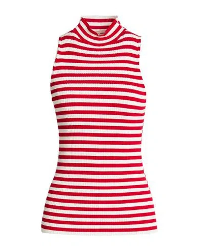 Twinset Woman Top Red Size L Viscose, Polyester